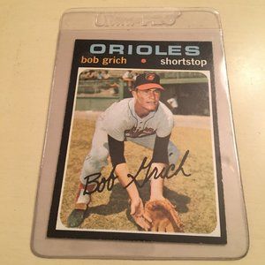 1971 Topps Bob Grich Rookie Card RC #193 Baseball